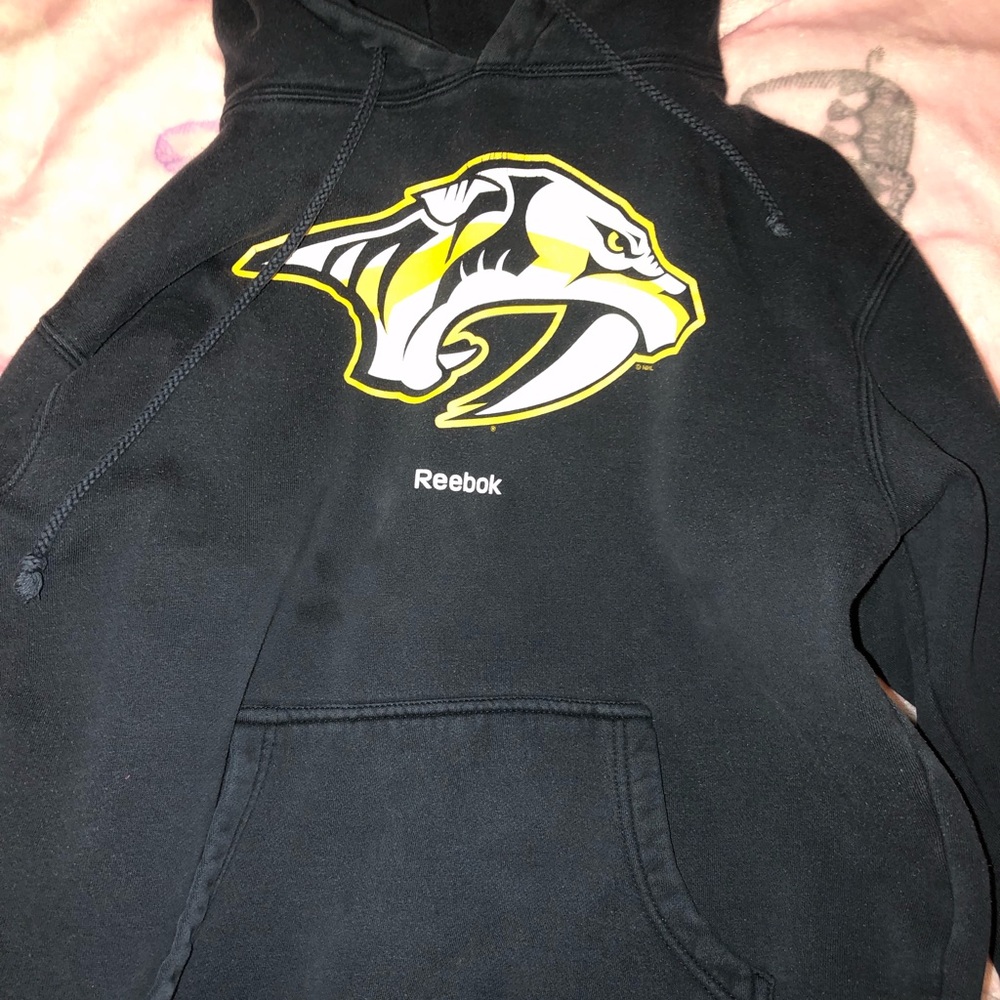Black Reebok hoodie
